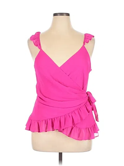 Pre-owned Express Sleeveless Top Pink Sweetheart Neckline Tops