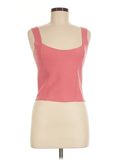 Express Sleeveless Top Pink Sweetheart Neckline Tops