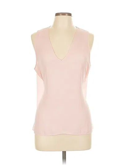 Pre-owned Express Sleeveless Top Pink V Neck Tops