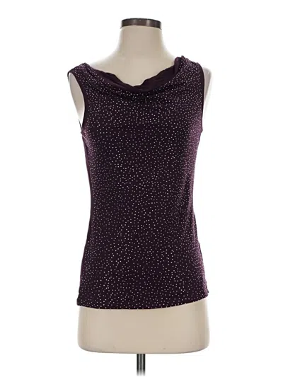 Pre-owned Express Sleeveless Top Purple Cowl Neck Tops