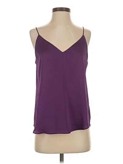 Pre-owned Express Sleeveless Top Purple Halter Neckline Tops