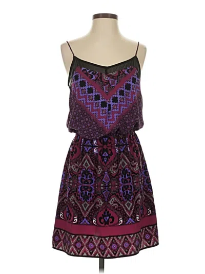 Pre-owned Express Sleeveless Top Purple Halter Neckline Tops