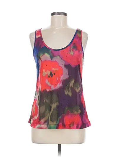 Pre-owned Express Sleeveless Top Purple Scoop Neck Tops