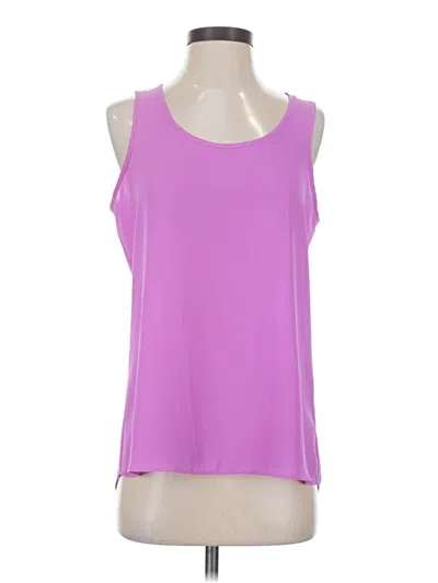Pre-owned Express Sleeveless Top Purple Scoop Neck Tops