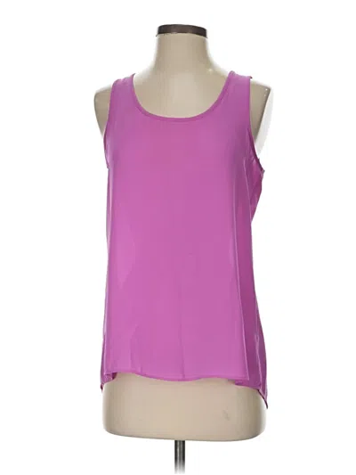 Pre-owned Express Sleeveless Top Purple Scoop Neck Tops