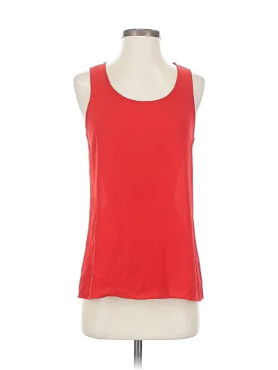 Pre-owned Express Sleeveless Top Red Scoop Neck Tops