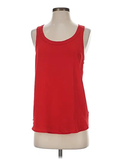 Pre-owned Express Sleeveless Top Red Scoop Neck Tops