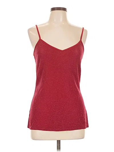 Pre-owned Express Sleeveless Top Red Sweetheart Neckline Tops