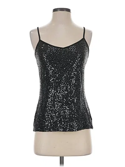 Express Sleeveless Top Silver Halter Neckline Tops