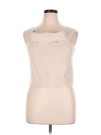 Express Sleeveless Top Tan Cowl Neck Tops
