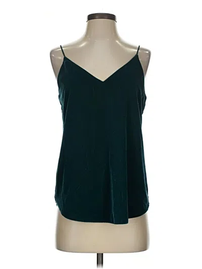 Pre-owned Express Sleeveless Top Teal Halter Neckline Tops