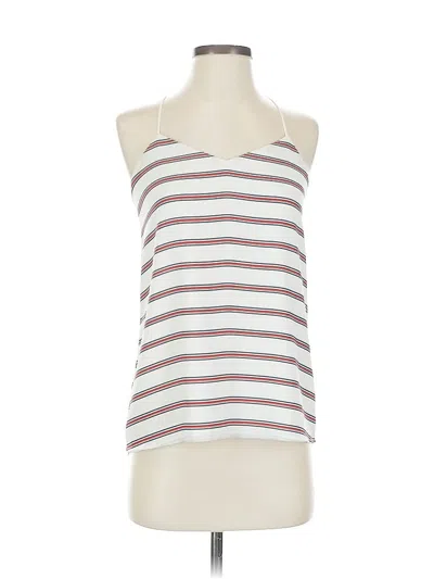 Pre-owned Express Sleeveless Top White Halter Neckline Tops