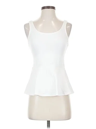 Pre-owned Express Sleeveless Top White Halter Neckline Tops