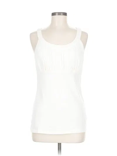 Pre-owned Express Sleeveless Top White Sweetheart Neckline Tops