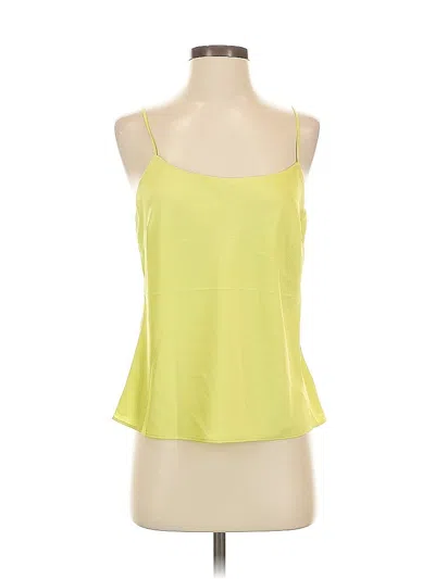 Pre-owned Express Sleeveless Top Yellow Sweetheart Neckline Tops