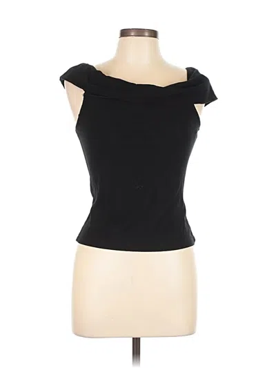 Pre-owned Express Sleeveless T-shirt In Black