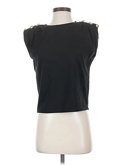 Pre-owned Express Sleeveless T-shirt In Black