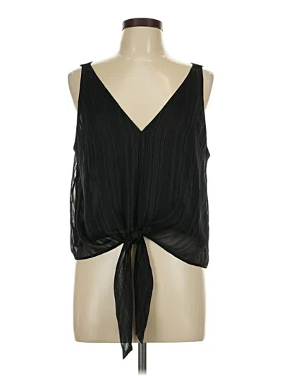 Pre-owned Express Sleeveless T-shirt In Black