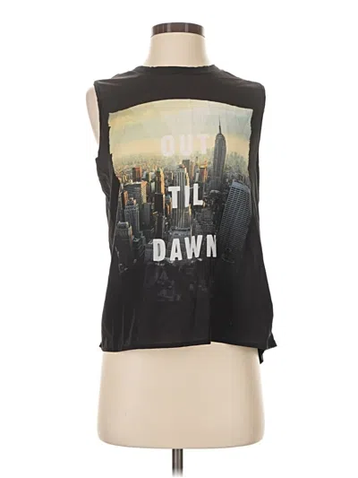 Pre-owned Express Sleeveless T-shirt In Black