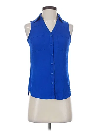 Pre-owned Express Sleeveless T-shirt In Blue