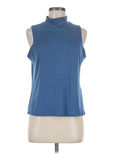 Pre-owned Express Sleeveless T-shirt In Blue