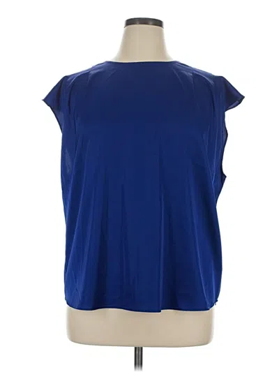 Pre-owned Express Sleeveless T-shirt In Blue