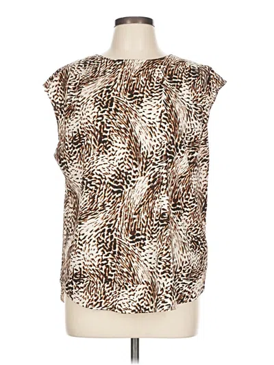 Pre-owned Express Sleeveless T-shirt In Brown