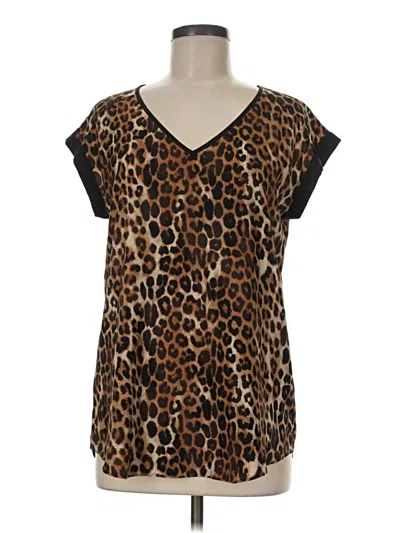 Pre-owned Express Sleeveless T-shirt In Brown