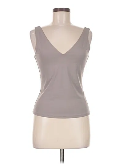 Pre-owned Express Sleeveless T-shirt In Gray