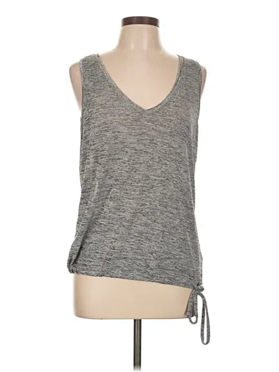 Pre-owned Express Sleeveless T-shirt In Gray