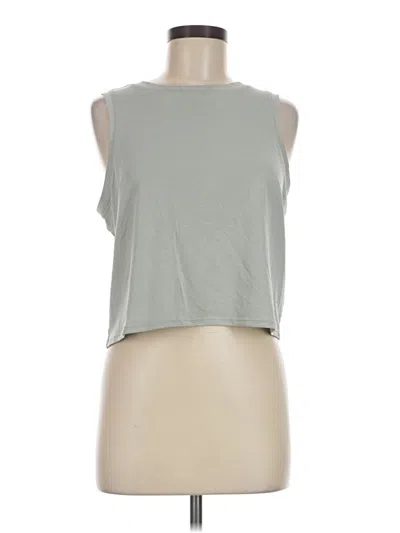 Pre-owned Express Sleeveless T-shirt In Gray