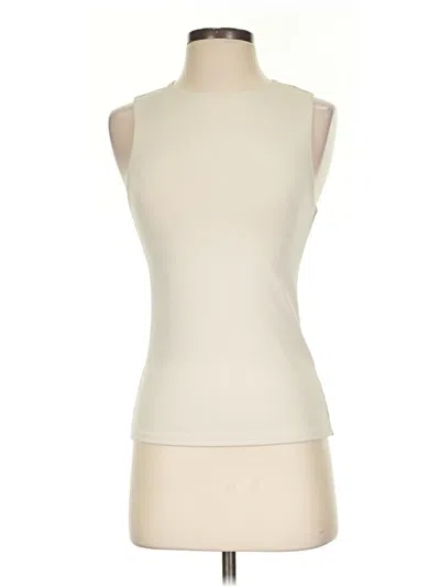 Pre-owned Express Sleeveless T-shirt In Ivory