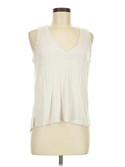 Pre-owned Express Sleeveless T-shirt In Ivory