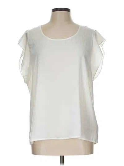 Pre-owned Express Sleeveless T-shirt In Ivory