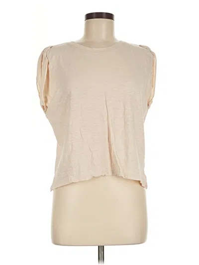 Pre-owned Express Sleeveless T-shirt In Ivory