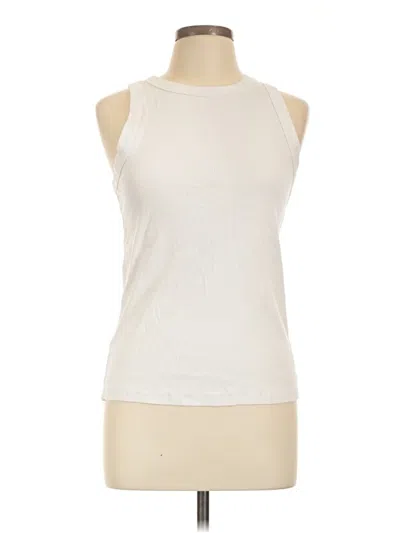 Pre-owned Express Sleeveless T-shirt In Ivory
