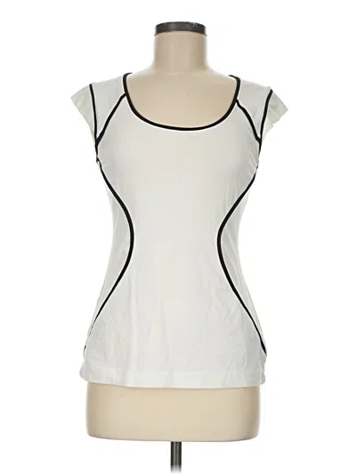 Pre-owned Express Sleeveless T-shirt In Ivory