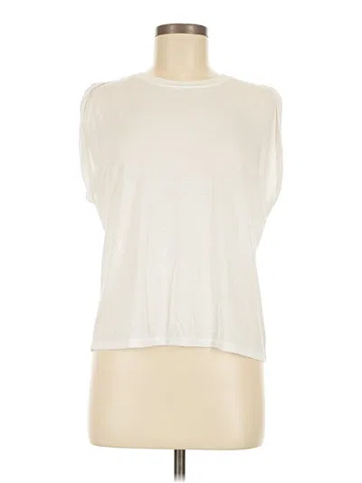 Pre-owned Express Sleeveless T-shirt In Ivory