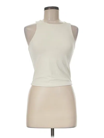 Pre-owned Express Sleeveless T-shirt In Ivory