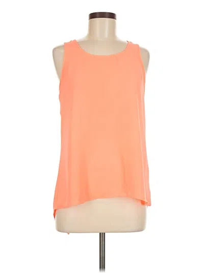 Pre-owned Express Sleeveless T-shirt In Orange