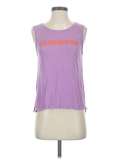 Pre-owned Express Sleeveless T-shirt In Purple