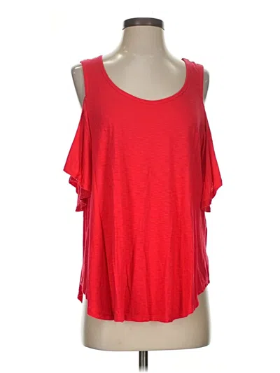 Pre-owned Express Sleeveless T-shirt In Red