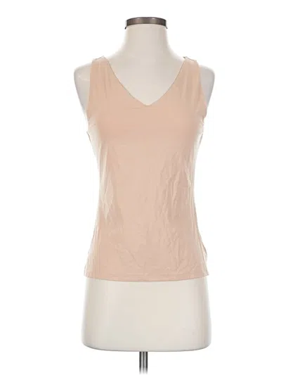Pre-owned Express Sleeveless T-shirt In Tan