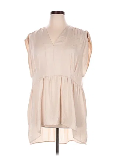 Pre-owned Express Sleeveless T-shirt In Tan