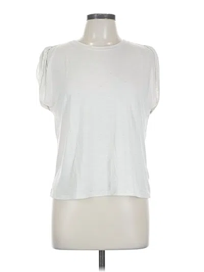 Pre-owned Express Sleeveless T-shirt In White