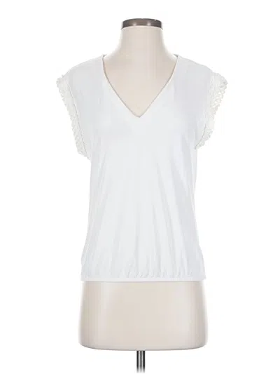 Pre-owned Express Sleeveless T-shirt In White