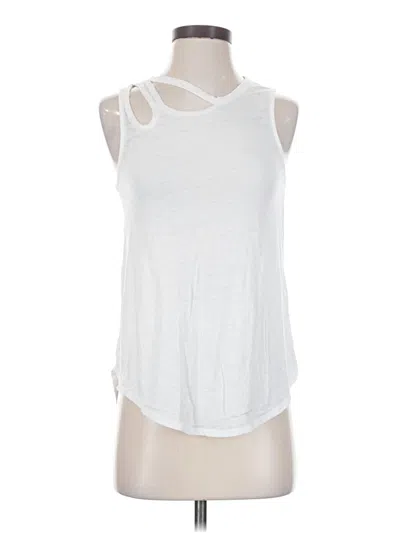 Pre-owned Express Sleeveless T-shirt In White