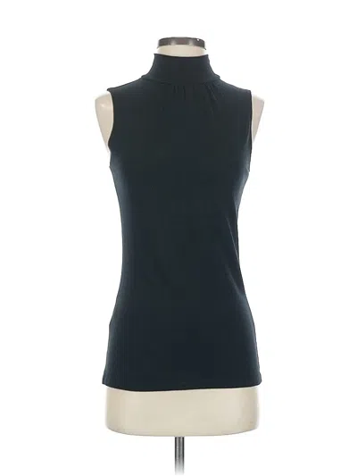 Pre-owned Express Sleeveless Turtleneck In Black