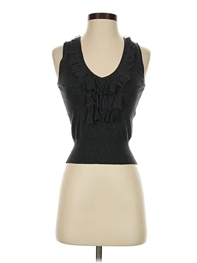 Pre-owned Express Sweater Vest In Black
