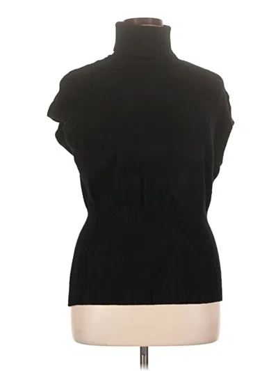 Pre-owned Express Sweater Vest In Black